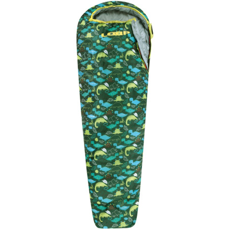 Sac de couchage enfant Loap Base Dinos green