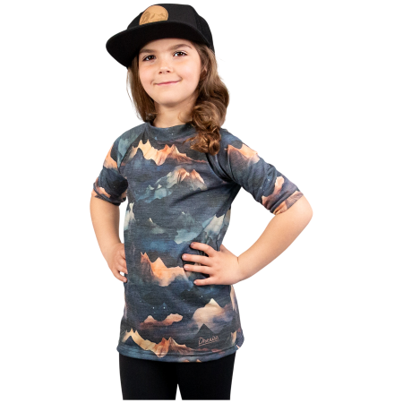 T-shirt fonctionnel enfant Drexiss All Alpine Peaks Merino Active