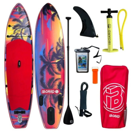 Planche de stand-up paddle iBoard 11' - 2 RED PALM