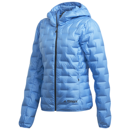 Veste femme Adidas W Light Down Ho bleue