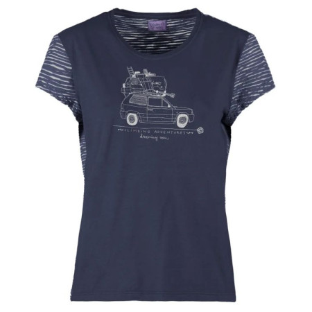 T-shirt femme E9 Dream Women's bleu foncé Vintage Blue