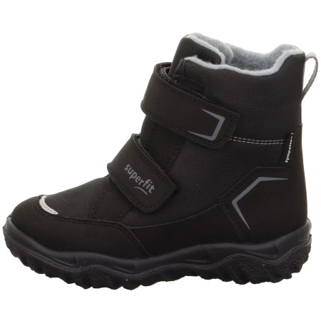 Bottes d'hiver enfant Superfit Husky Schwarz/Hellgrau