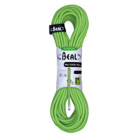 Corde d'escalade Beal Wall School 10,2 mm (30 m) green green