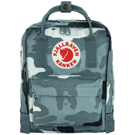 Sac à dos urbain Fjällräven Kånken Graphics Mini bleu Nimbus Blue-Hidden Animals