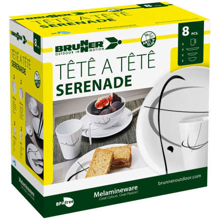 Set de vaisselle Brunner Set tête-à-tête Serenade 8 pcs