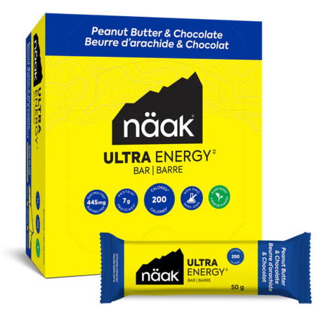 Barres énergétiques Näak Peanut Butter & Chocolate - Ultra Energy™ Bar
