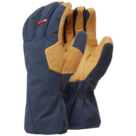 Gants homme Mountain Equipment Guide Glove brun / bleu Cosmos/Tan