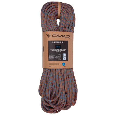 Corde d'escalade Camp Elektra 9.2 - 70m bleu / orange Orange / Blue