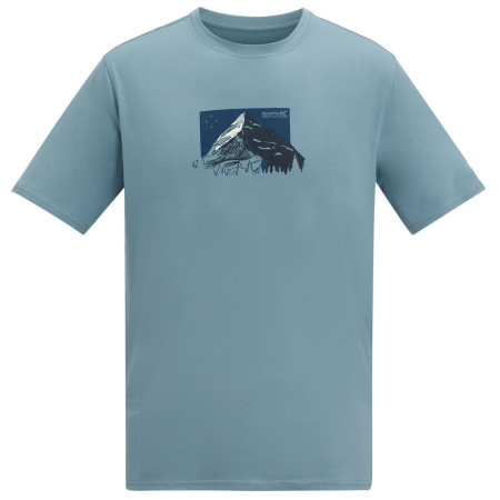 T-shirt homme Regatta Fingal Stretch bleu clair Dusky Blue