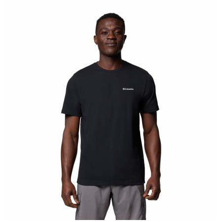 T-shirt homme Columbia Hageman™ Graphic Tee noir / blanc Black, Heavenly Horizons