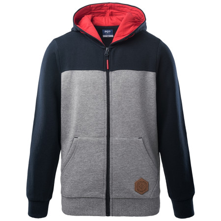 Sweatshirt enfant Bejo Tiago II Jrb gris / rouge DarkSapphire/GrayMelange/ChineseRed