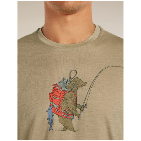 T-shirt fonctionnel homme Icebreaker Merino 150 Tech Lite SS Tee Bear Catch