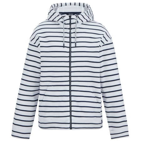 Sweat-shirt femme Regatta Bayletta Hoody blanc / bleu Wht/NvyStrpe
