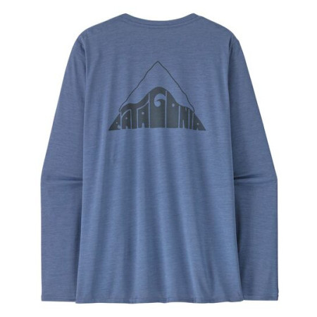 T-shirt femme Patagonia W's L/S Cap Cool Daily Graphic Shirt - Lands