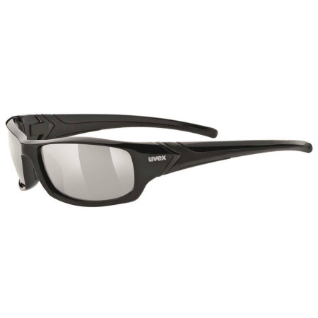 Lunettes soleil Uvex Sportstyle 211 vert Black/Silver