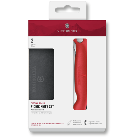 Set pique-nique Victorinox Picnic knife set rouge red