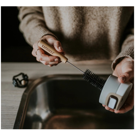 Brosse bouteilles Kambukka Ensemble 2 brosses de nettoyage pour bouteilles