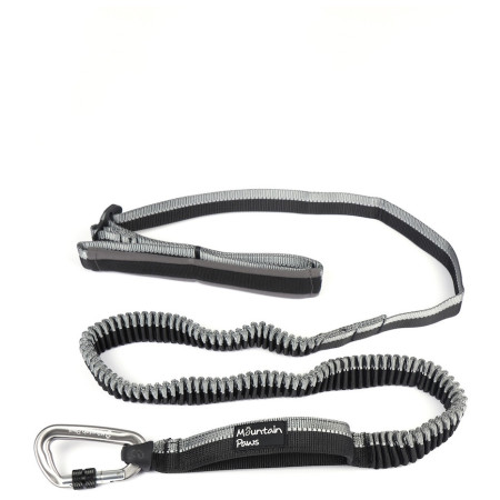 Laisse avec amortisseur Mountain Paws Shock Absorber Dog Lead noir Black