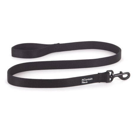 Laisse pour chien Mountain Paws Extra Tough Dog Lead noir Black