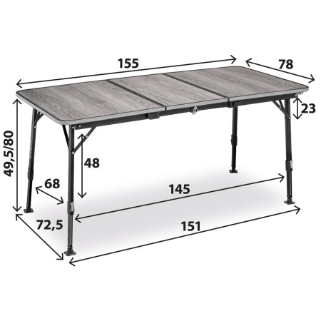 Table Brunner ELùtop 6 ComPack Extension
