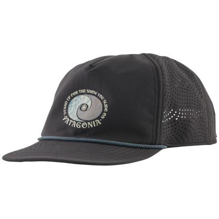 Casquette Patagonia Snowfarer Cap vert Snowstitcher Drift: Ink Black