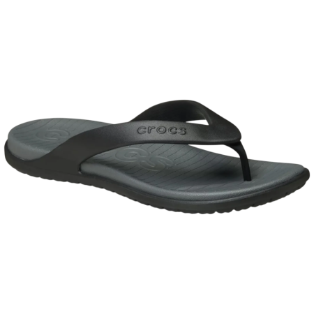 Tongs homme Crocs Coast Flip noir / gris Black/Slate Grey