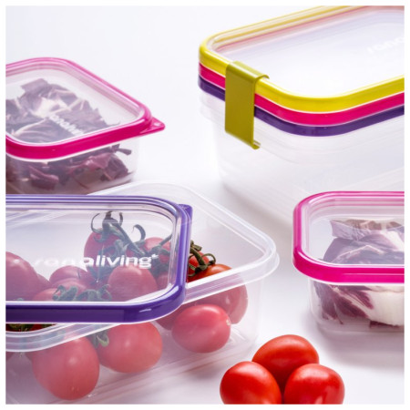 Boîte aliments Omada Sanaliving Box Set 0,4L + 1L + 2L