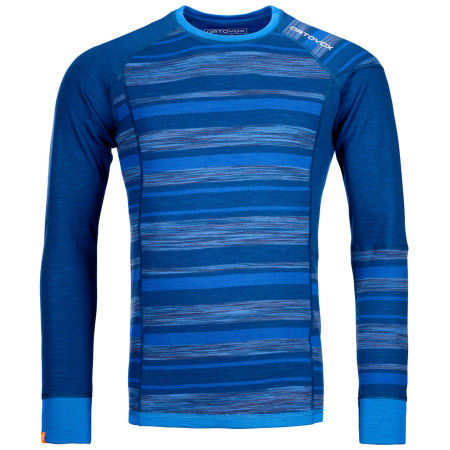 T-shirt fonctionnel homme Ortovox 210 Supersoft Long Sleeve bleue PetrolBlue