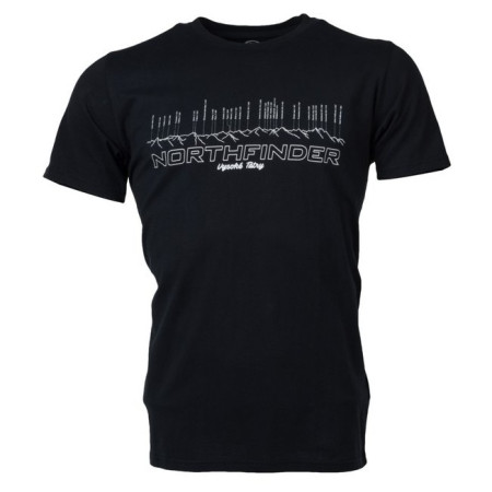 T-shirt homme Northfinder Jeffrey vert Black
