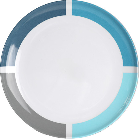 Assiette Brunner Aquarius Side plate bleu / blanc