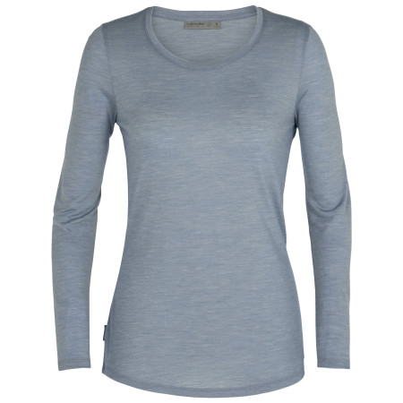 T-shirt femme Icebreaker W Sphere LS Low Crewe girs GravelHeather