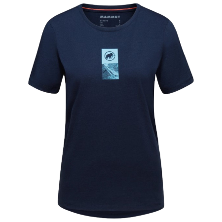 T-shirt femme Mammut Mammut Core T-Shirt Women Emblem bleu foncé marine