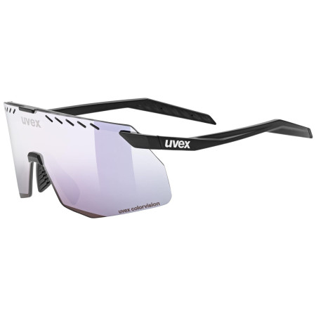 Lunettes soleil Uvex Pace Stage S Cv noir / rose Black Mat/Mir.Pink