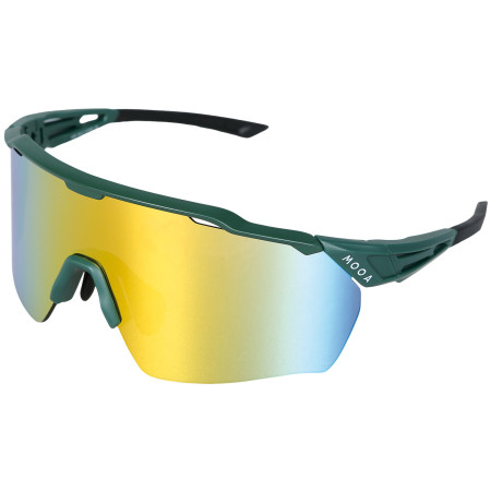 Lunettes soleil MOOA Brenta vert green/gold