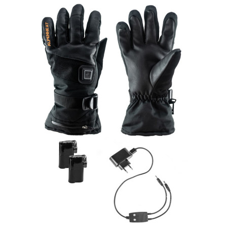 Gants chauffants Alpenheat Fire Ski noir black