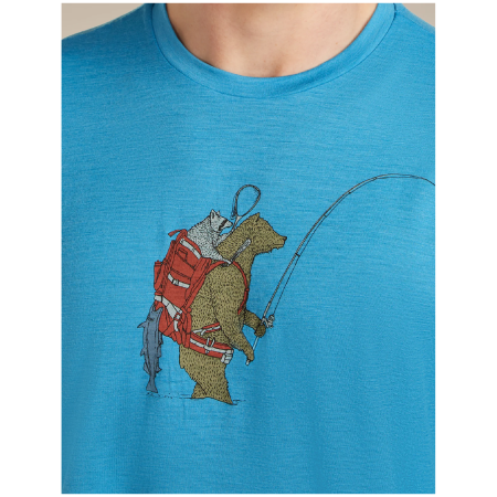 T-shirt fonctionnel homme Icebreaker Merino 150 Tech Lite SS Tee Bear Catch