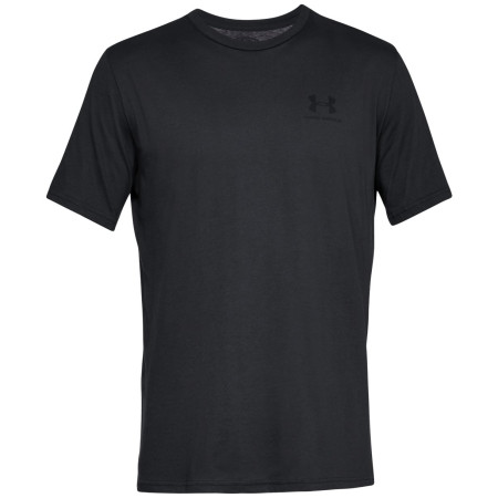 T-shirt homme Under Armour Sportstyle Left Chest SS vert Black