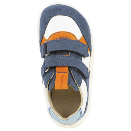 Baskets pour enfant Frodo Barefoot zeru spring White/Denim