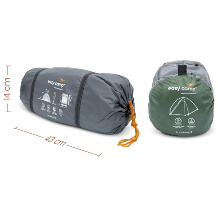 Tente de randonnée Easy Camp Rondane 3 II.
