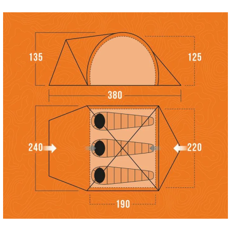 Tente de randonnée Vango Sigma TC 300