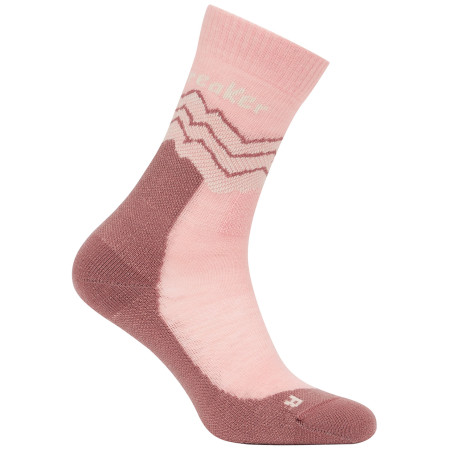 Chaussettes femme Icebreaker Women Merino Hike+ Medium Crew Across the Peaks rose Blu/Sum/Ecr Hr