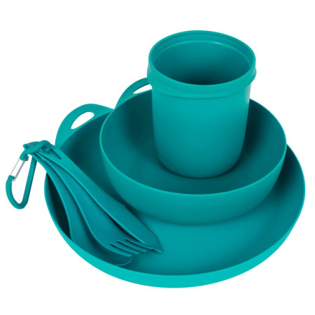Set de vaisselle Sea to Summit Delta Camp Set bleue Pacific Blue
