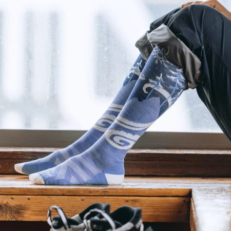 Chaussettes hautes femme Darn Tough Swirlwind Otc