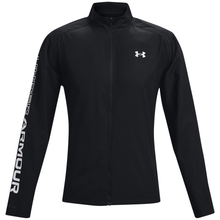 Veste de printemps homme Under Armour STORM Run Jacket vert Black / White / Reflective