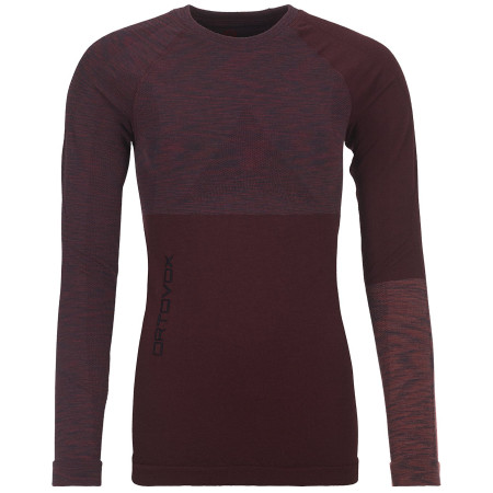 T-shirt femme Ortovox 230 Merino Competition LS W bordeau Darkwineblend