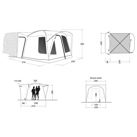 Tente voiture Outwell Pine Hills
