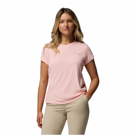 T-shirt femme Columbia Zero Rules™ Light SS Crew rose Pink Sand