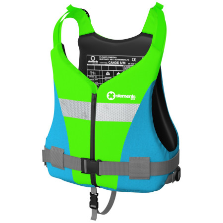 Gilet flottaison Elements Gear Canoe Plus vert - bleu Lime/Aqua