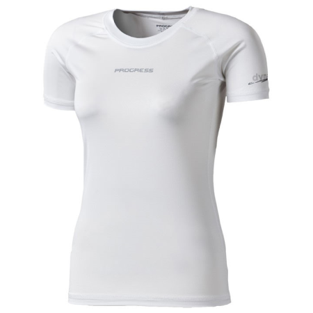 T-shirt femme Progress Dizzy blanc