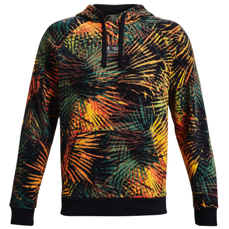 Sweat-shirt homme Under Armour Rival Flc Sport Palm HD orange / gris Cruise Gold / / White